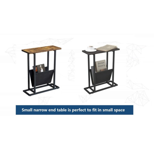 Borough Wharf Holifield Side Table with Storage & Reviews Wayfair.co.uk